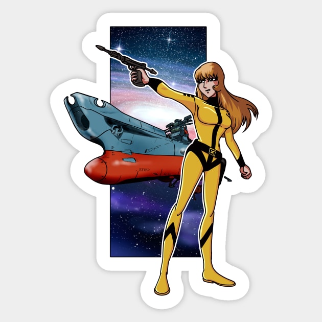 Nova of the Star Force Sticker by Doc Multiverse Designs